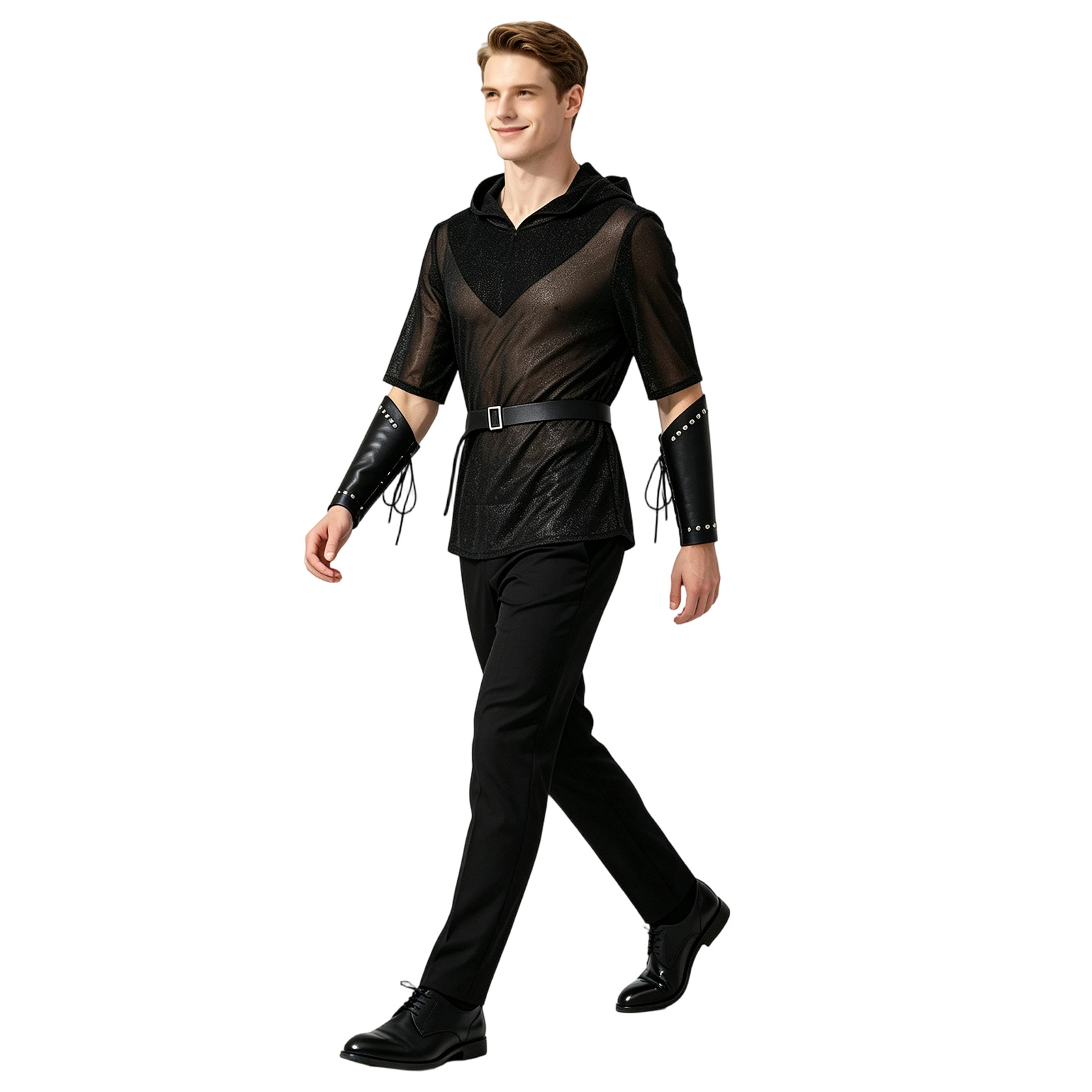 Shirts - Mittelalterliches Ritter-Kapuzenhemd Cosplay-Kostüm Halloween Karneval Bühnenkostüm