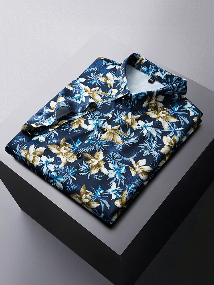Vintage Hawaiian Floral Shirt - 12XL 7XL 6XL Plus Größe männer