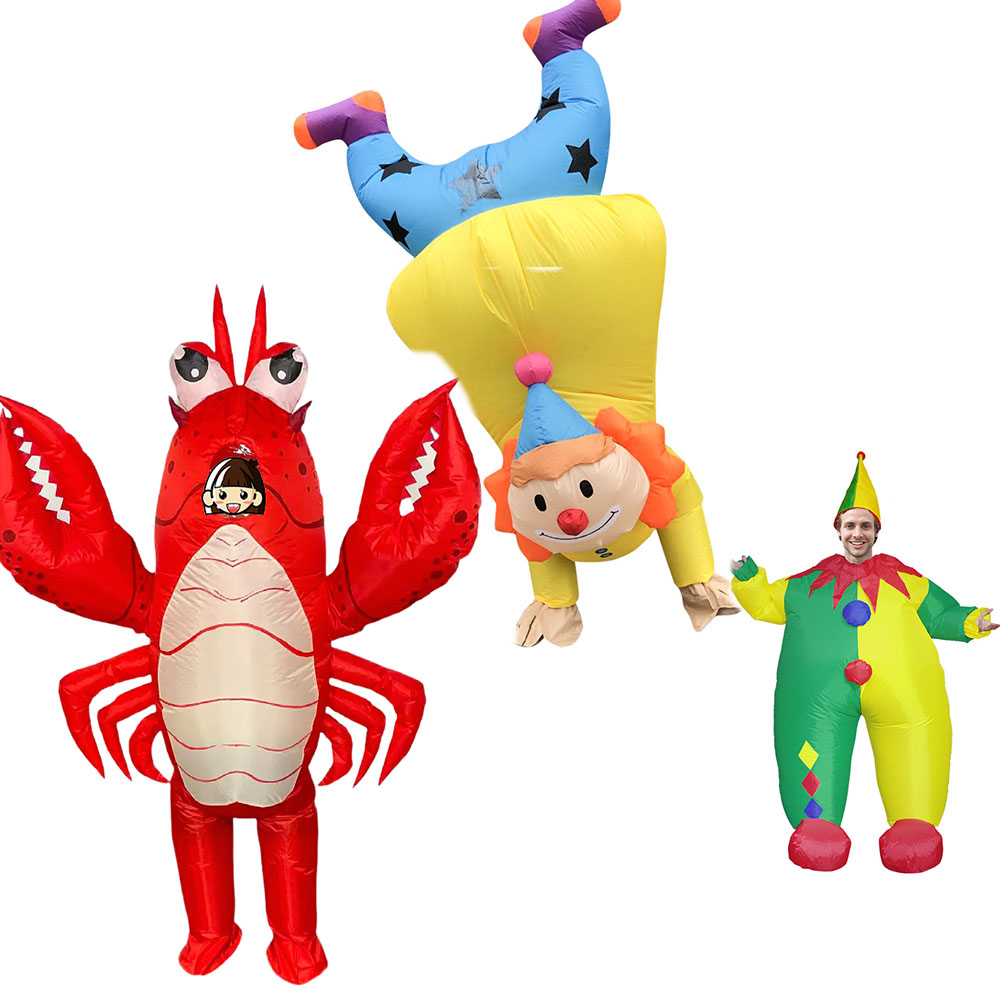 Aufblasbares Clown-Kostüm für  – Suits Bewertung und Preis