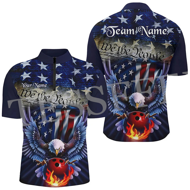 Benutzer definierte Name Strei – Short Sleeve Bowling Shirt Retro Bewertung und Preis