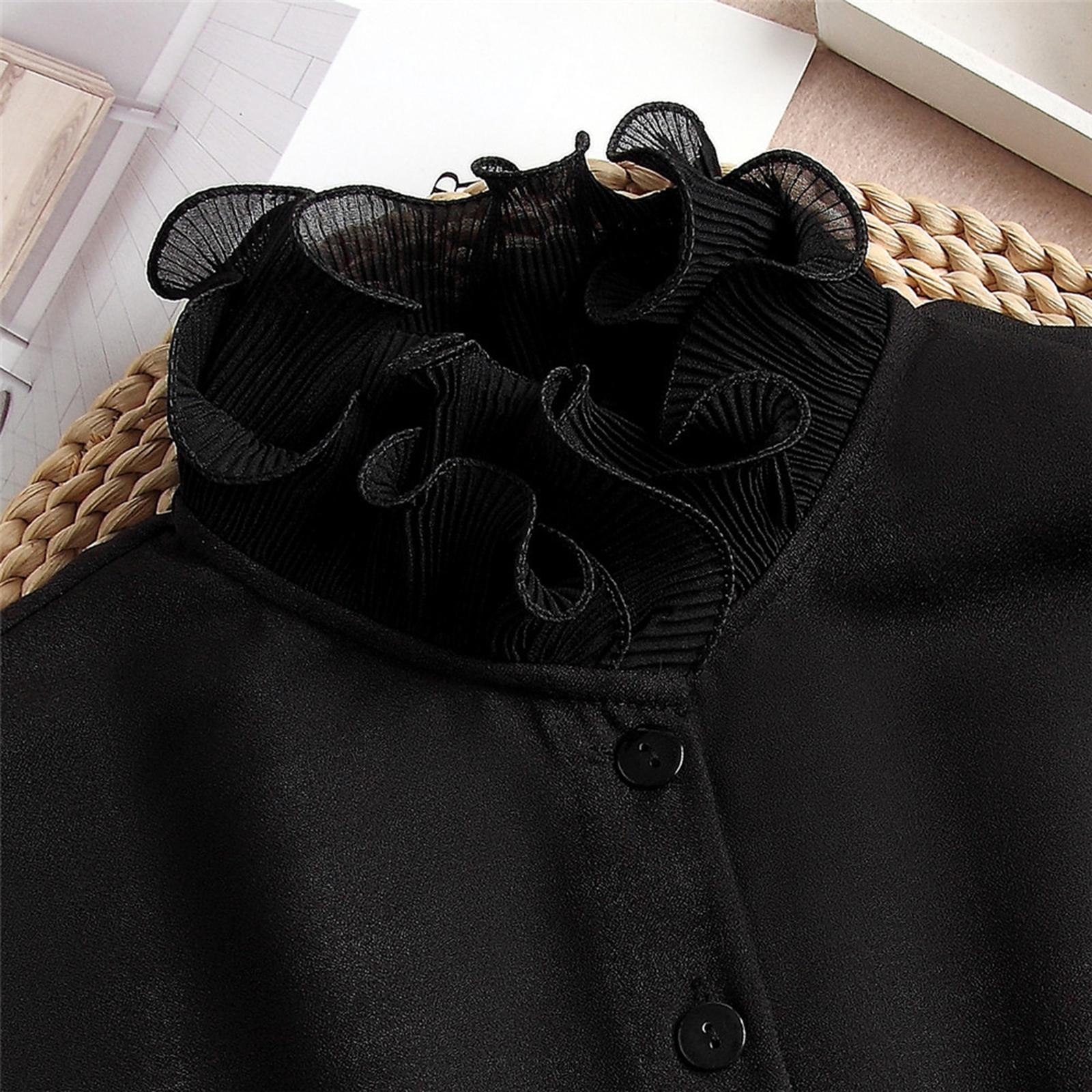 Bequemer Chiffon-Kragen für Da – Shirts Bewertung und Preis