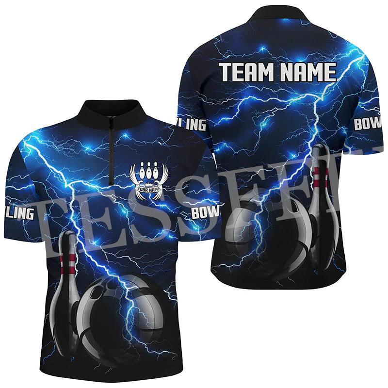 Benutzer definierte Name Strei – Short Sleeve Bowling Shirt Retro Bewertung und Preis